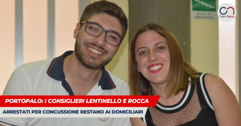 Portopalo: i consiglieri Lentinello e Rocca arrestati per concussione restano ai domiciliari