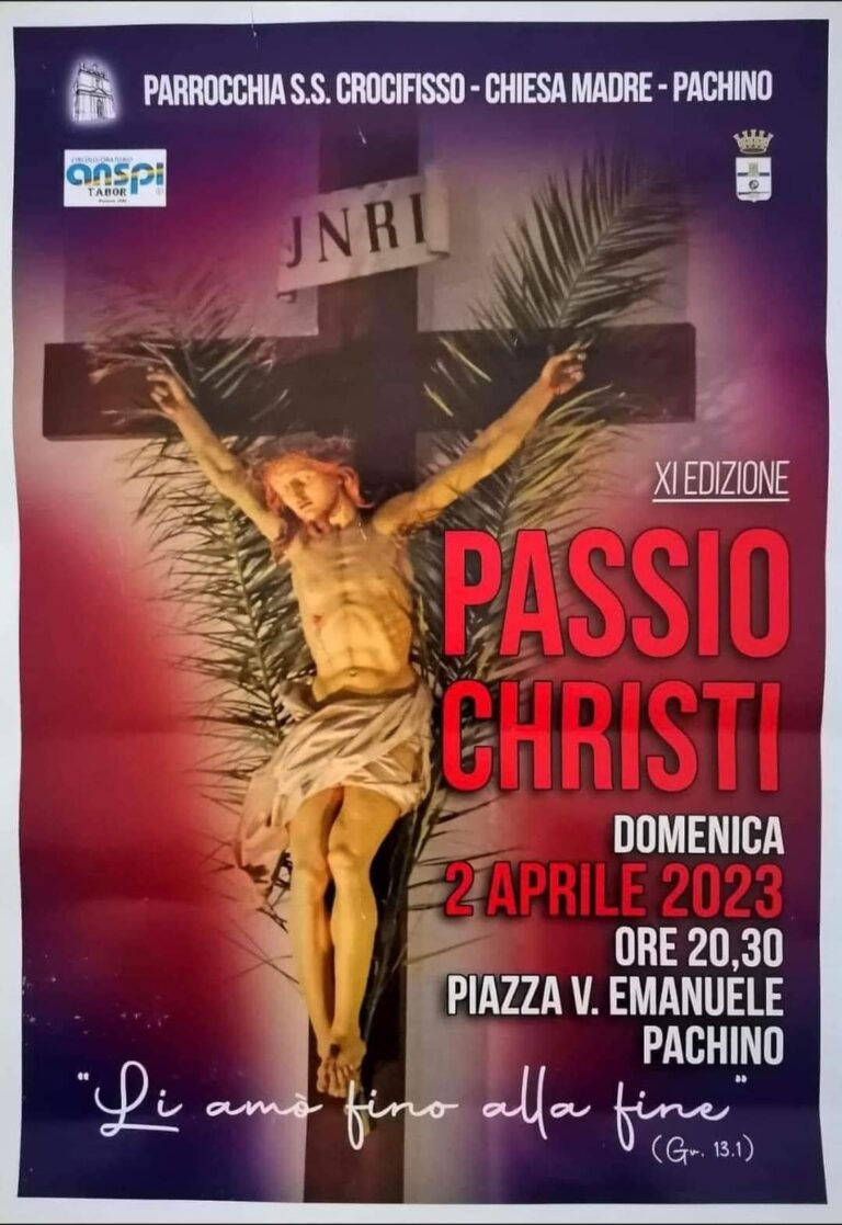Passio Christi Pachino